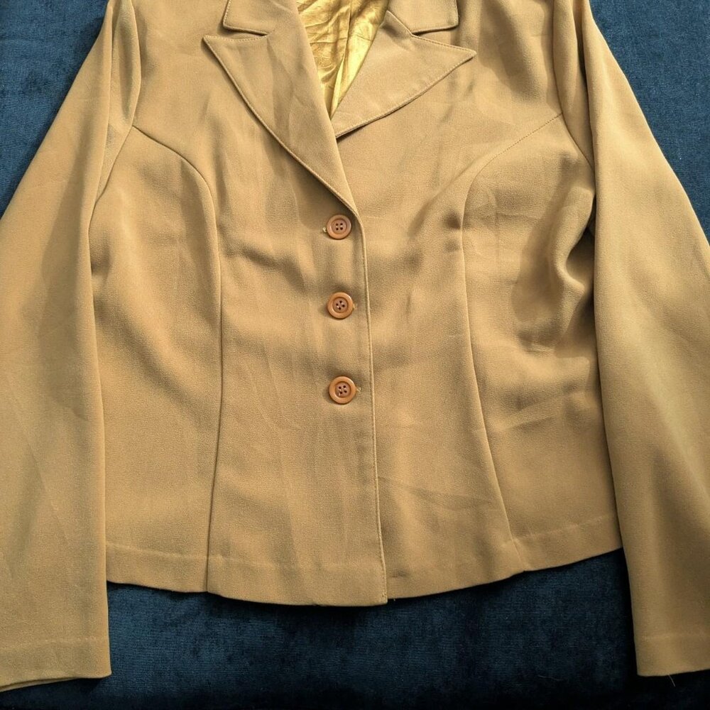 Erica USA Mustard Yellow Blazer Size XL.